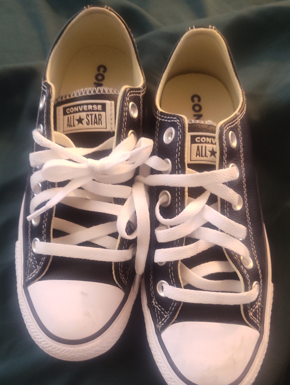 Converse Black and White Low Top Sneakers